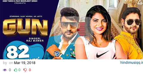 Gun (Official Video)  Raj Mawer | Ajay Hooda | Anu Kadyan | Haryanvi Song pagalworld mp3 song download