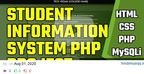 Student Information System PHP Project | Student Management System | HTML JavaScript CSS PHP MySQL 🔥 pagalworld mp3 song download