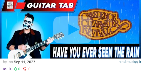 Creedence Clearwater Revival - Have You Ever Seen The Rain | Guitar cover (+ Tab) pagalworld mp3 song download