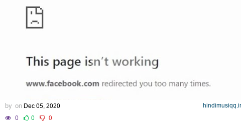 Facebook.com redirected you too many times (Business account problem) pagalworld mp3 song download