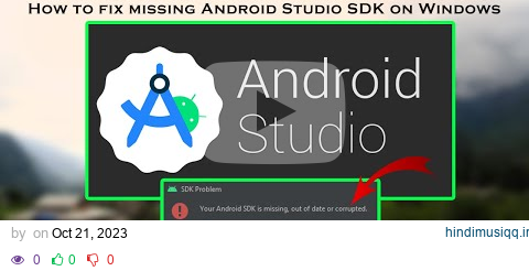 How to fix missing Android Studio SDK on Windows 10 pagalworld mp3 song download