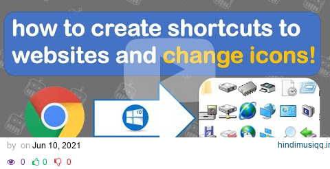 how to create shortcuts to websites on your desktop Chrome drag and drop and change icons! pagalworld mp3 song download