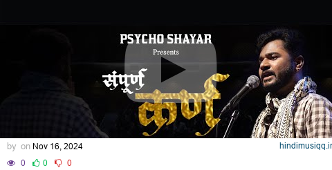 Sampurna Karna | Psycho Shayar | (Full Video) pagalworld mp3 song download