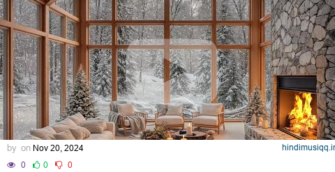 Soothing Fire Sounds & Winter Snow | Cozy Room Ambience for Calm & Peaceful Christmas Relaxation pagalworld mp3 song download