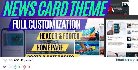 Free NewsCard Theme Customization Tutorial Magazine & Newspaper Blog WordPress Website 2024 pagalworld mp3 song download