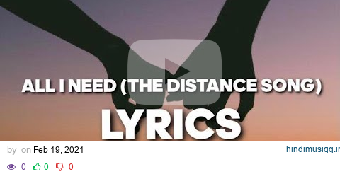 Avery Lynch - All I Need (The Distance Song)(Lyrics) pagalworld mp3 song download