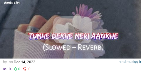 Tumhe Dekhe Meri Aankhe (Slowed × Reverb) pagalworld mp3 song download