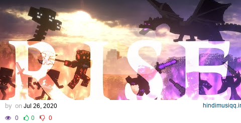 RISE Songs of War (Music Video) [Minecraft Animation] pagalworld mp3 song download