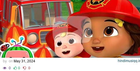 Nina's Wheels on the Fire Truck! | Nina's Familia | CoComelon Nursery Rhymes & Kids Songs pagalworld mp3 song download