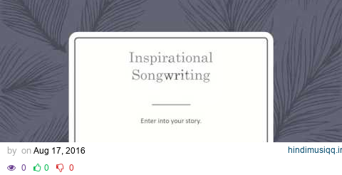 Write Song Lyrics that Inspire Change - Skillshare Class Introduction pagalworld mp3 song download