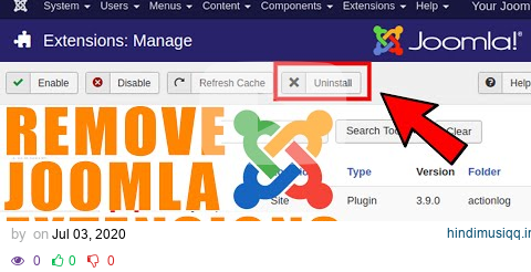 How to Remove Joomla Extensions? pagalworld mp3 song download