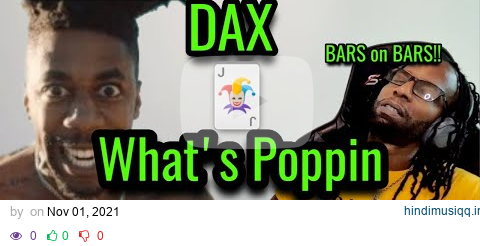 Dax - "WHATS POPPIN" Remix [One Take Video] || Reaction || Bar.Miztah pagalworld mp3 song download