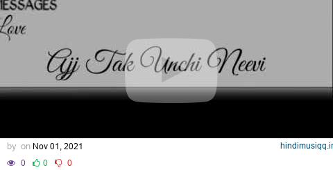 Tere Aage Chalda Na Zor ( slowed + reverb) New iMovie Black screen WhatsApp Status❤Text Message pagalworld mp3 song download