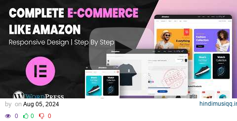 How to Make a FREE eCommerce Website with WordPress ~ ONLINE STORE ~ WooCommerce 2024 pagalworld mp3 song download