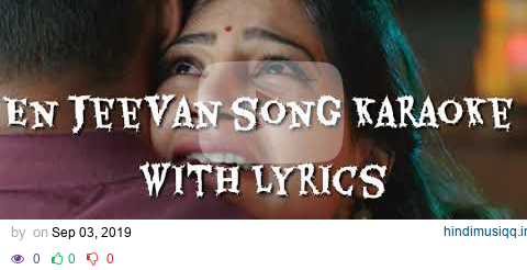 En Jeevan Full Song Karaoke with Lyrics || Theri || Green Muzic 2.0 ||| pagalworld mp3 song download