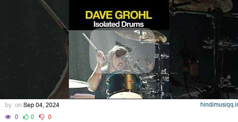 Is Dave Grohl (Nirvana / Foo Fighters) the greatest drummer? #music #recording #drumming #rockmusic pagalworld mp3 song download