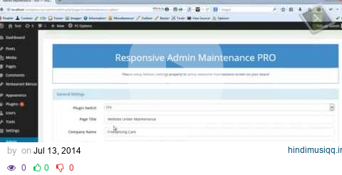 Responsive Admin Maintenance Pro Plugin pagalworld mp3 song download