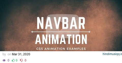 Pure CSS Menu Hover Animation | CSS Menu Animation Effects pagalworld mp3 song download