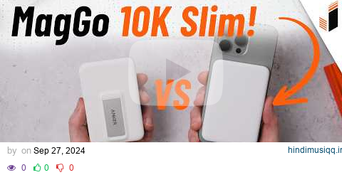 Anker MagGo 10K Slim - Ultra Portable MagSafe Power Bank! pagalworld mp3 song download