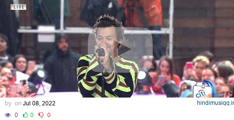 Harry Styles - As It Was (Live on the Today Show) pagalworld mp3 song download