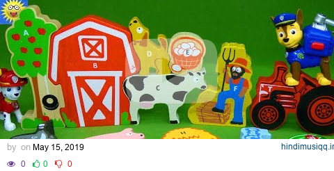 Farm Animal Puzzle Alphabet Letter Sounds ABC Song Best Learning Video for Kids Paw Patrol Toys pagalworld mp3 song download