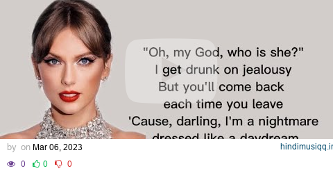 Taylor Swift - Blank Space (Lyrics) pagalworld mp3 song download