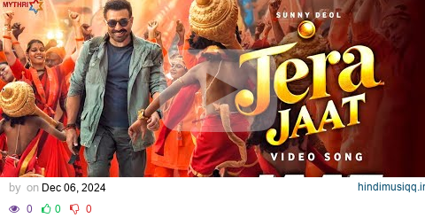 Jaat Song - Tera Jaat | Sunny Deol | Randeep Huda | Jaat Teaser | Jaat Trailer | Sunny Deol Songs pagalworld mp3 song download