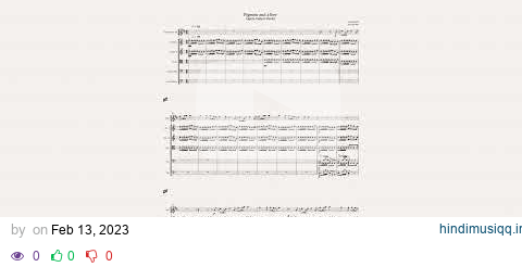 Pigeons and a Boy(LaputaCastle in The Sky) for Orchestra with score pagalworld mp3 song download