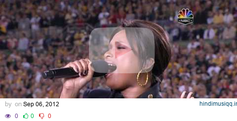 Jennifer Hudson - The Star Spangled Banner, Super Bowl XLIII 2009, subtitles lyrics HD 720p pagalworld mp3 song download