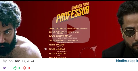 Varinder Brar- Professor (Full Album) Jukebox pagalworld mp3 song download