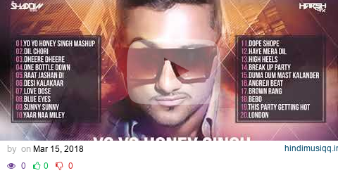 YO YO Honey Singh Birthday Special TOP 20 | DJ Shadow Dubai Remixes | Audio Jukebox pagalworld mp3 song download