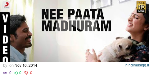 3 (Telugu) - Nee Paata Madhuram Video | Dhanush, Shruti | Anirudh pagalworld mp3 song download