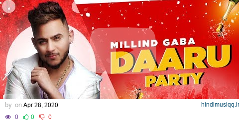 Daaru Party (Full Audio) | Millind Gaba | Crossblade Live | Gurnazar | Latest Punjabi Songs 2020 pagalworld mp3 song download