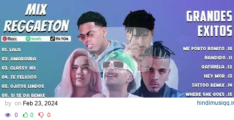 REGGAETON MIX 2024  - MYKE TOWERS, KAROL G, FEID, RAUW ALEJANDRO, BAD BUNNY -  LATINO MIX 2024 pagalworld mp3 song download