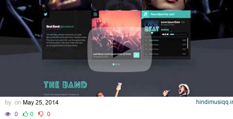 Beat One Page Music & Band Joomla Template - Video ServerThemes.Net pagalworld mp3 song download