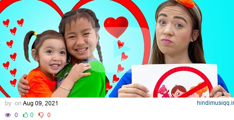 Jannie and Maddie Learn Rules for Kids | Kids Learn Sharing is Caring and More Rules pagalworld mp3 song download