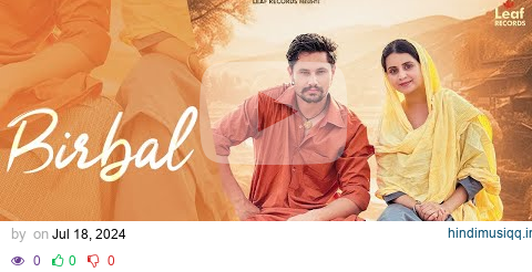 Birbal (Official Video) Tiger | Jang Dhillon | New Punjabi Songs | Latest Punjabi Songs 2024 pagalworld mp3 song download