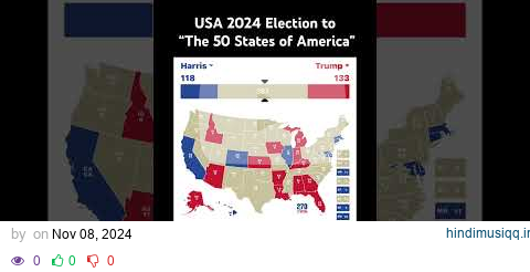 2024 USA Election to “The 50 States of America” song! #election #usaelections2024 #shorts #50states pagalworld mp3 song download