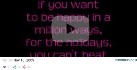 The Carpenters- "(There's No Place Like) Home for the Holidays" with Lyrics pagalworld mp3 song download