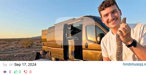 Cooking Rattlesnake, Vanlife Camping In the Desert | 111°F pagalworld mp3 song download