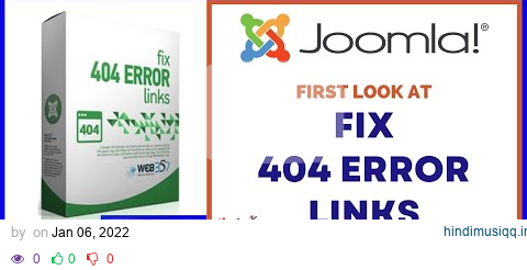 First Look at Fix 404 Error Links for Joomla 4 from Web357 - 👀 WMW 146 pagalworld mp3 song download