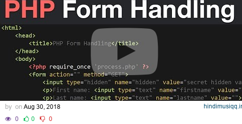 PHP Form Handling Tutorial - GET, POST & REQUEST Global Variables | Learn PHP Programming pagalworld mp3 song download