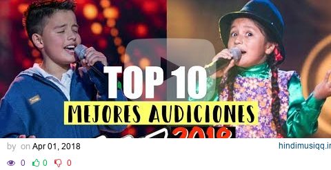 LAS MEJORES AUDICIONES DE LA VOZ KIDS COLOMBIA 2018 pagalworld mp3 song download