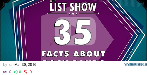 35 Facts about Rock Bands - mental_floss List Show Ep. 413 pagalworld mp3 song download