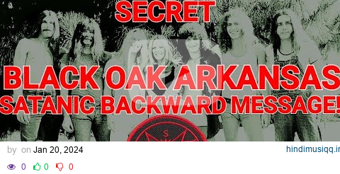 Secret Satanic Backward Message REVEALED! Black Oak Arkansas -When Electricity Came To Arkansas Live pagalworld mp3 song download