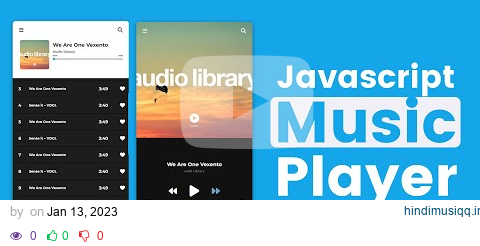 Build a Music Player with a Playlist using HTML CSS & JavaScript pagalworld mp3 song download