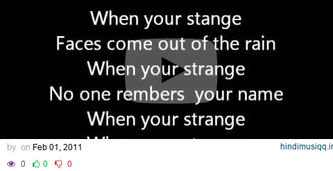 the doors people are strange lyrics pagalworld mp3 song download