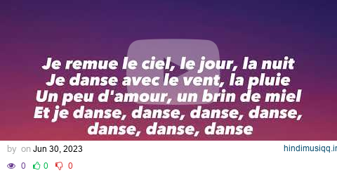 Indila - Dernière Danse ( Lyrics ) pagalworld mp3 song download