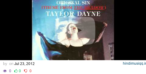 Original Sin   Taylor Dayne pagalworld mp3 song download