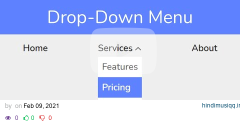 Drop Down Menu using HTML, CSS, JavaScript pagalworld mp3 song download